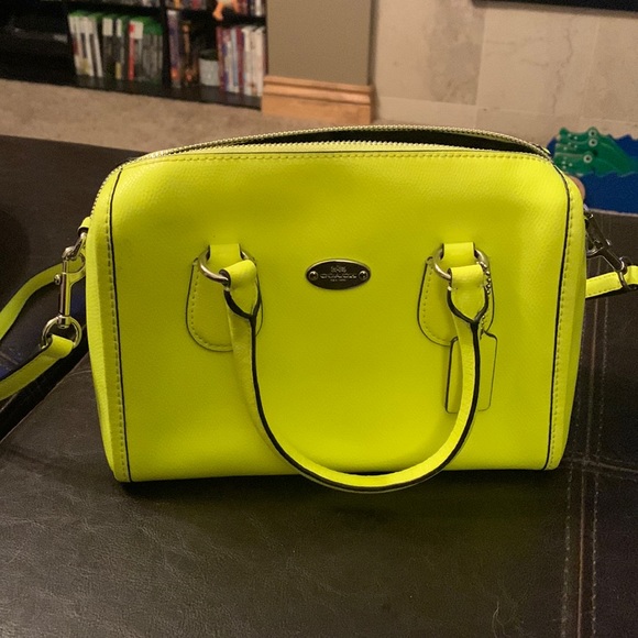 coach neon bags